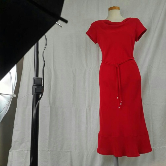 Vintage Dresses & Skirts - 💓Vintage 90s SL Fashion Red Dress